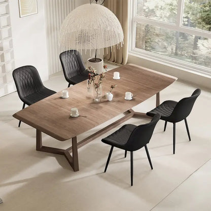Ensemble de 2 chaises de salle à manger modernes rembourrées