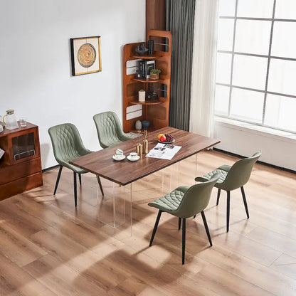 Ensemble de 2 chaises de salle à manger modernes rembourrées