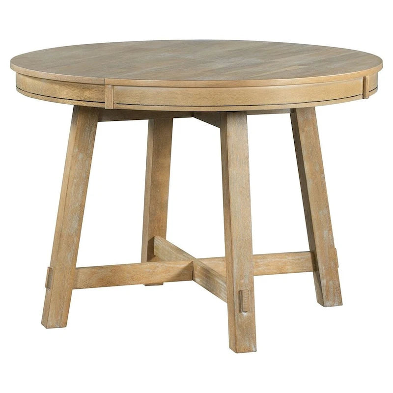Ensemble de salle à manger de style campagnard 5 pièces avec table et 4 chaises extensibles