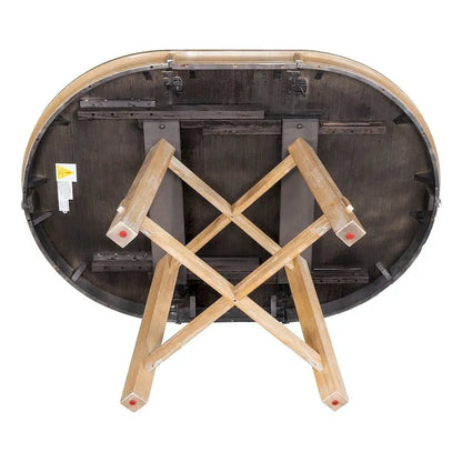 Ensemble de salle à manger de style campagnard 5 pièces avec table et 4 chaises extensibles