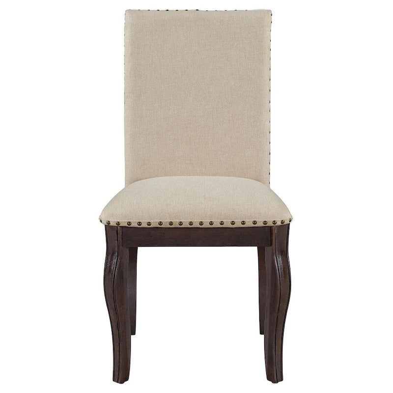 Ensemble de salle à manger de style campagnard 5 pièces avec table et 4 chaises extensibles