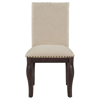 Ensemble de salle à manger de style campagnard 5 pièces avec table et 4 chaises extensibles