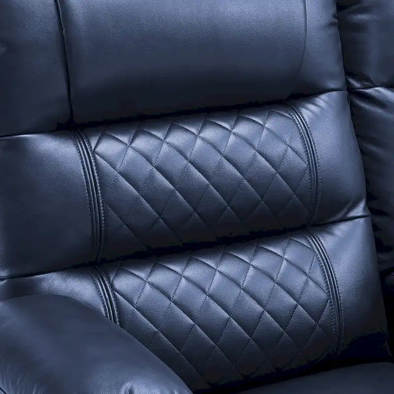 Canapé inclinable électrique MCombo, avec fonction chauffante et vibrante, ports USB et porte-gobelets PR622