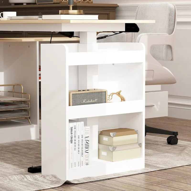 Bureau ergonomique réglable en hauteur avec rangement