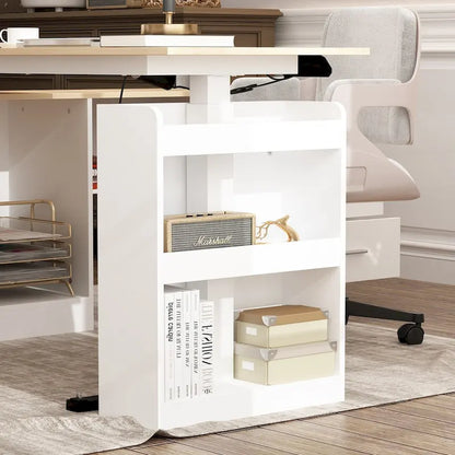 Bureau ergonomique réglable en hauteur avec rangement