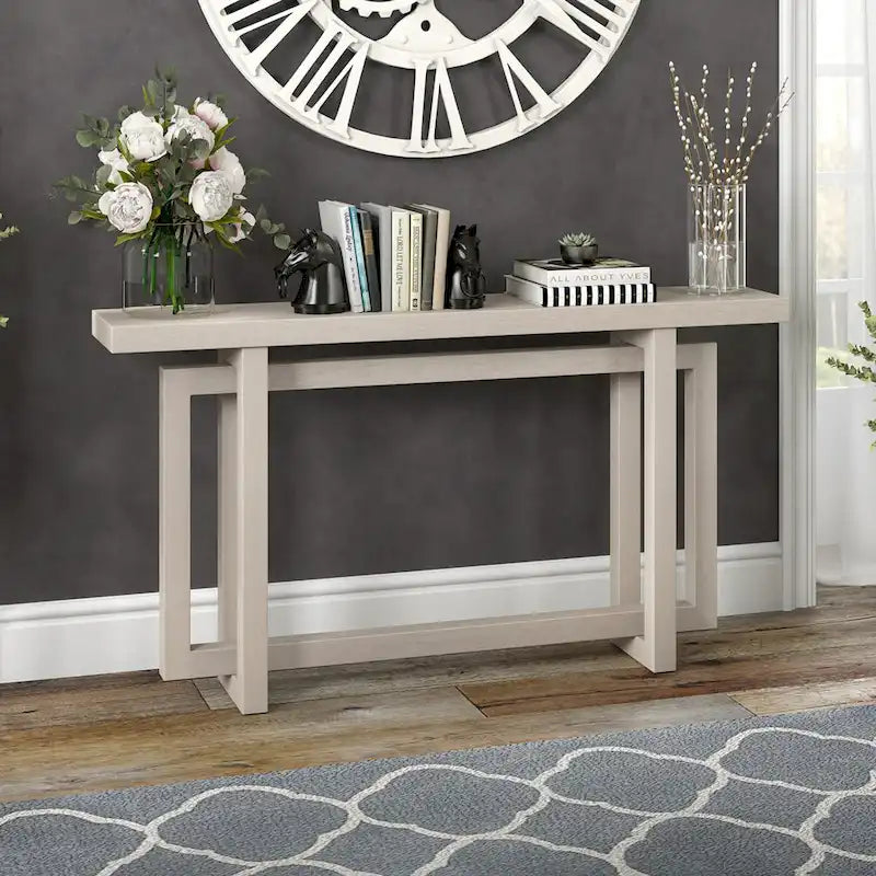Console rectangulaire Breslow de 55 pouces de large - 55 pouces de large