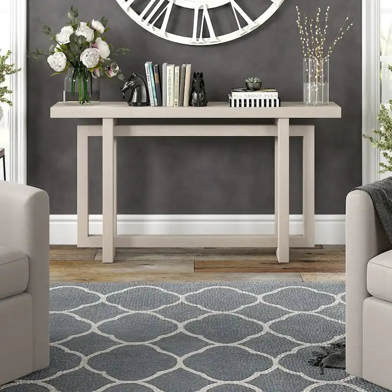 Console rectangulaire Breslow de 55 pouces de large - 55 pouces de large