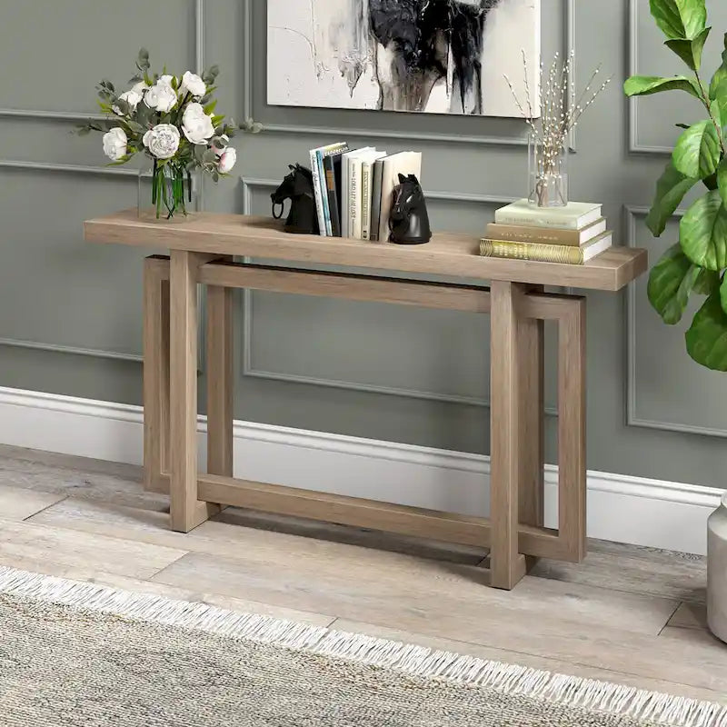 Console rectangulaire Breslow de 55 pouces de large - 55 pouces de large
