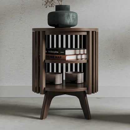 Table d'appoint Sierra de Studio London avec rangement et table d'appoint ronde