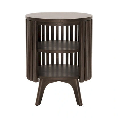 Table d'appoint Sierra de Studio London avec rangement et table d'appoint ronde