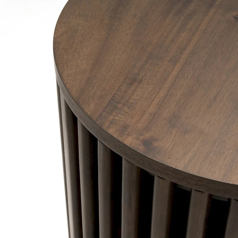 Table d'appoint Sierra de Studio London avec rangement et table d'appoint ronde