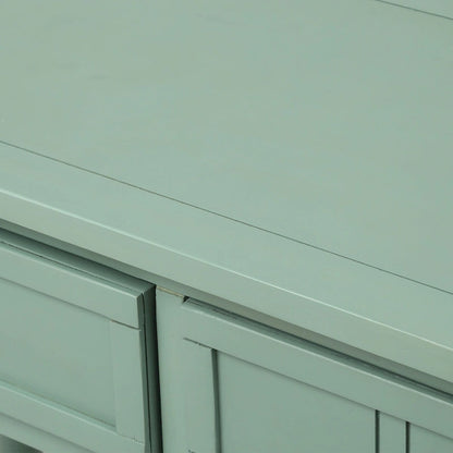 Console de style traditionnel avec deux tiroirs et une étagère inférieure