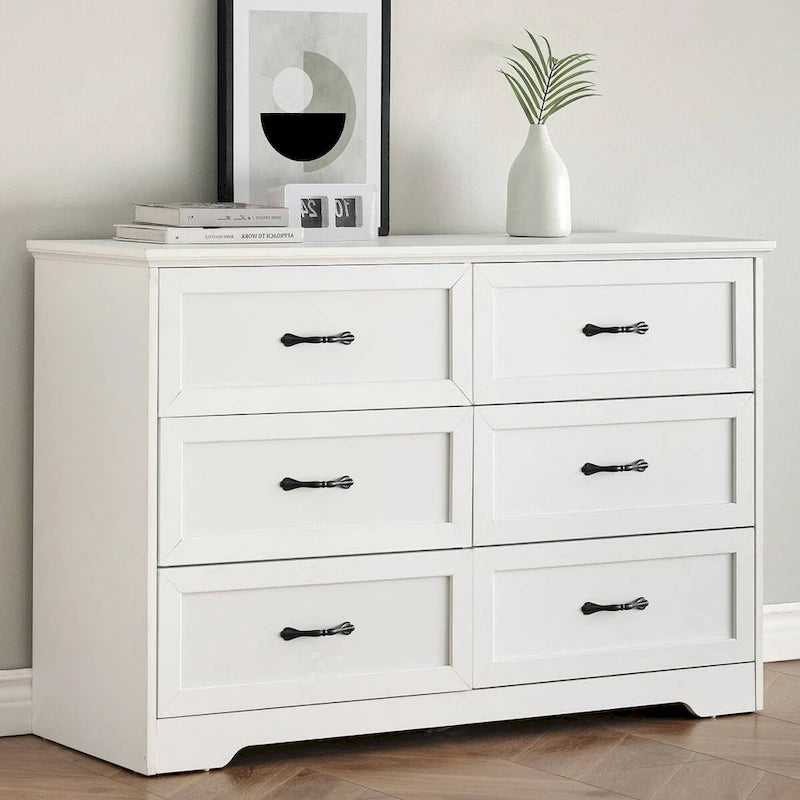 Large Capacity 6 Drawers Dresser, Cabinet for Bedroom