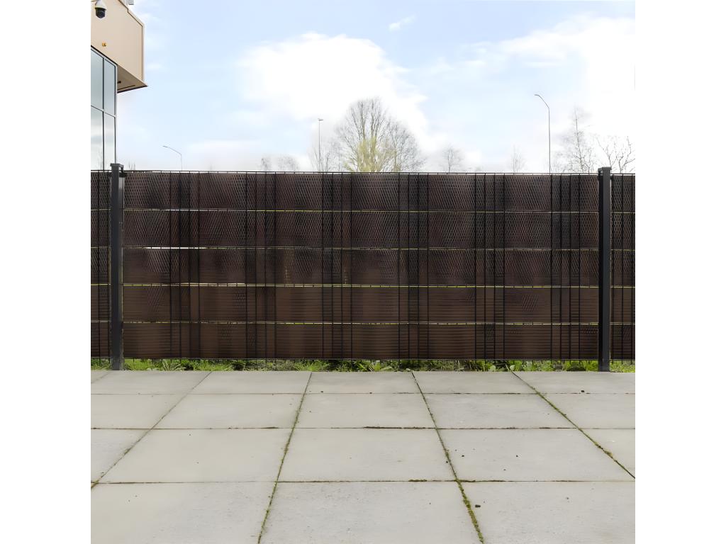 Ensemble de meubles 10 pièces, 255 x 19 cm, marron