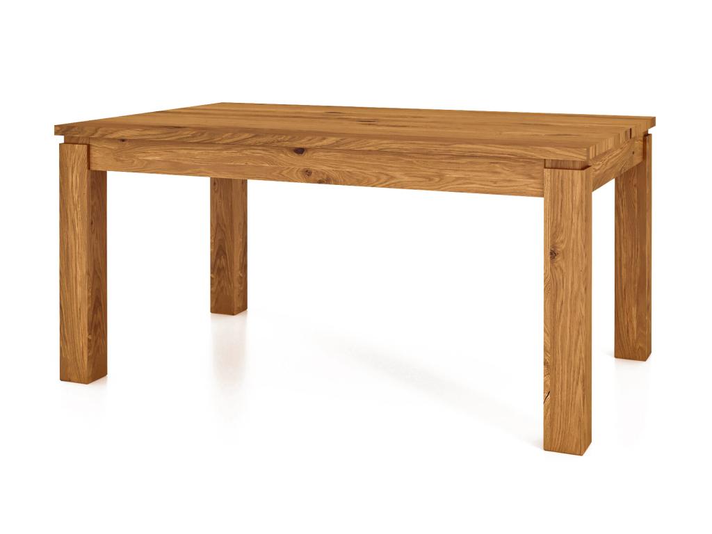 Table en bois effet chêne, 90 x 170 cm, naturel