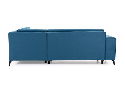 Canapé-lit convertible en tissu, 260 cm, gris