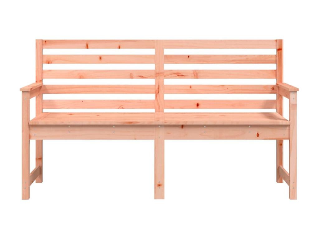 Banc en bois massif, 159,5 x 48 x 91,5 cm, marron