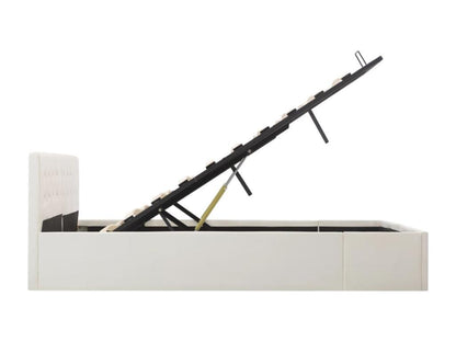 Cadre de lit en cuir, 180 x 200 cm, blanc