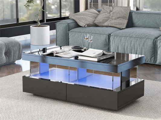 Table basse noire