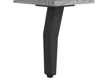 Buffet en bois d'ingénierie, 34,5 x 32,5 x 90 cm, gris