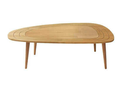 Canapé en bois effet chêne, 38 cm, beige