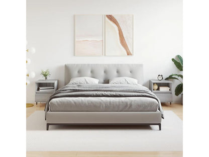 Ensemble de meubles 2 pièces, 40 x 35 x 50 cm, gris