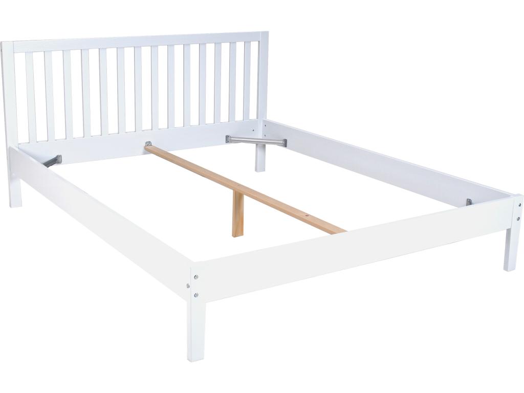 Lit, 140 x 190 cm, Blanc