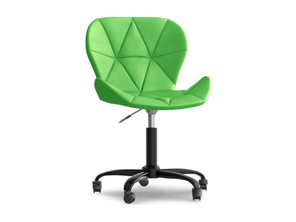 Fauteuil en cuir vert