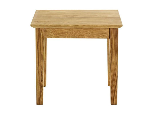 Table d'appoint en bois massif, 42 cm, naturelle
