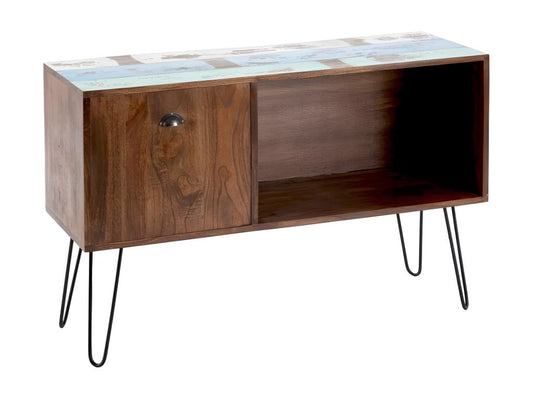 Buffet à une porte, marron