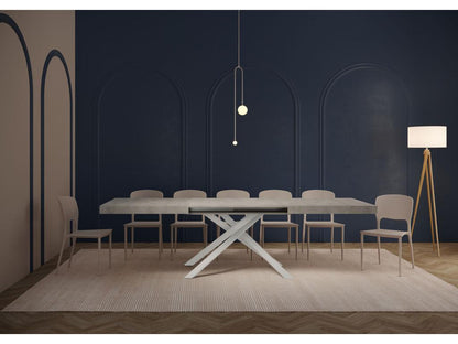 Table, 90 x 200 cm, grise