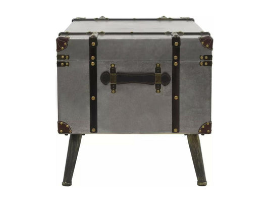 Table basse en métal gris