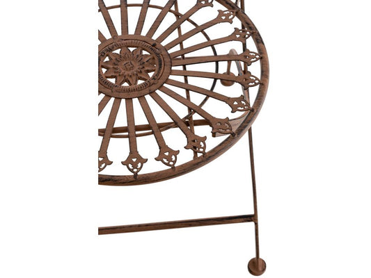 Ensemble de mobilier de jardin en métal, marron