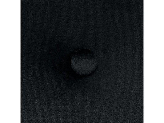 Lit en velours, 105 x 115 cm, noir