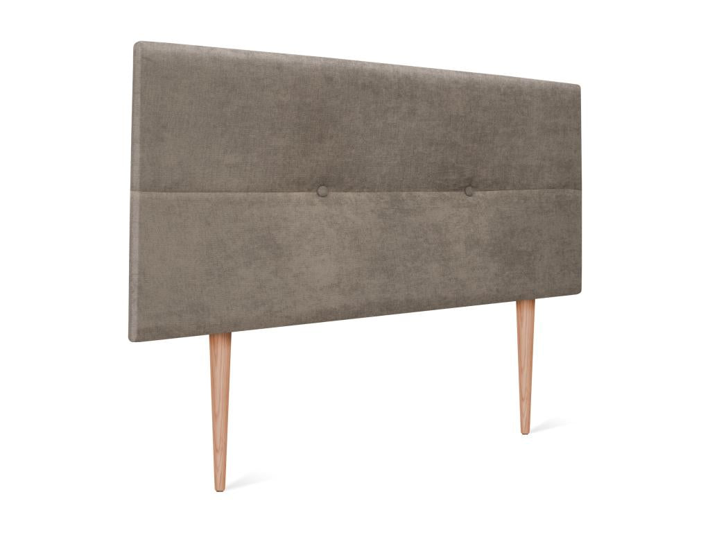 Lit en tissu, 110 x 105 cm, marron