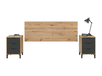 Table en bois effet chêne, 160 x 2 cm