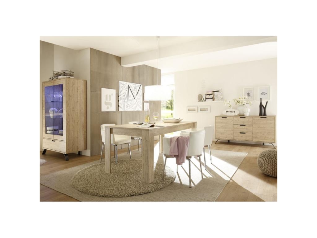 Meubles de maison en bois effet chêne, naturel