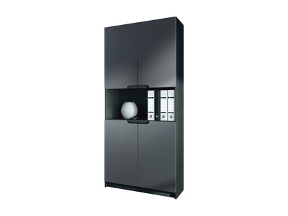 Armoire, 82 x 184 x 37 cm, noire