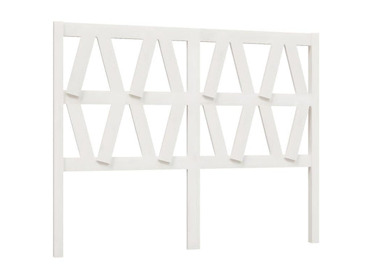 Lit en bois massif, 166 x 4 x 100 cm, blanc