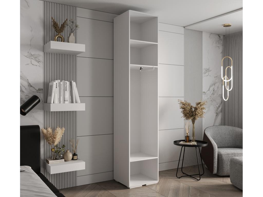 Armoire, 50 x 47 x 236,7 cm, blanche