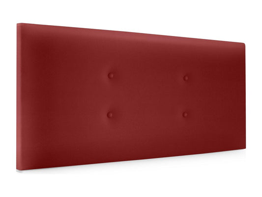 Lit en cuir, 105 x 50 cm, rouge