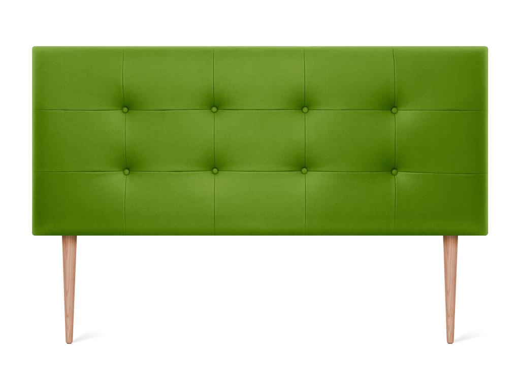 Lit en cuir, 160 x 115 cm, vert