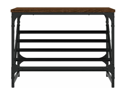 Étagère en bois imitation chêne, 60 x 30 x 45 cm, marron