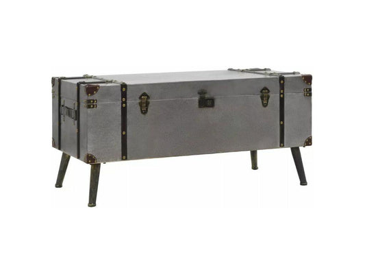 Table basse en métal gris