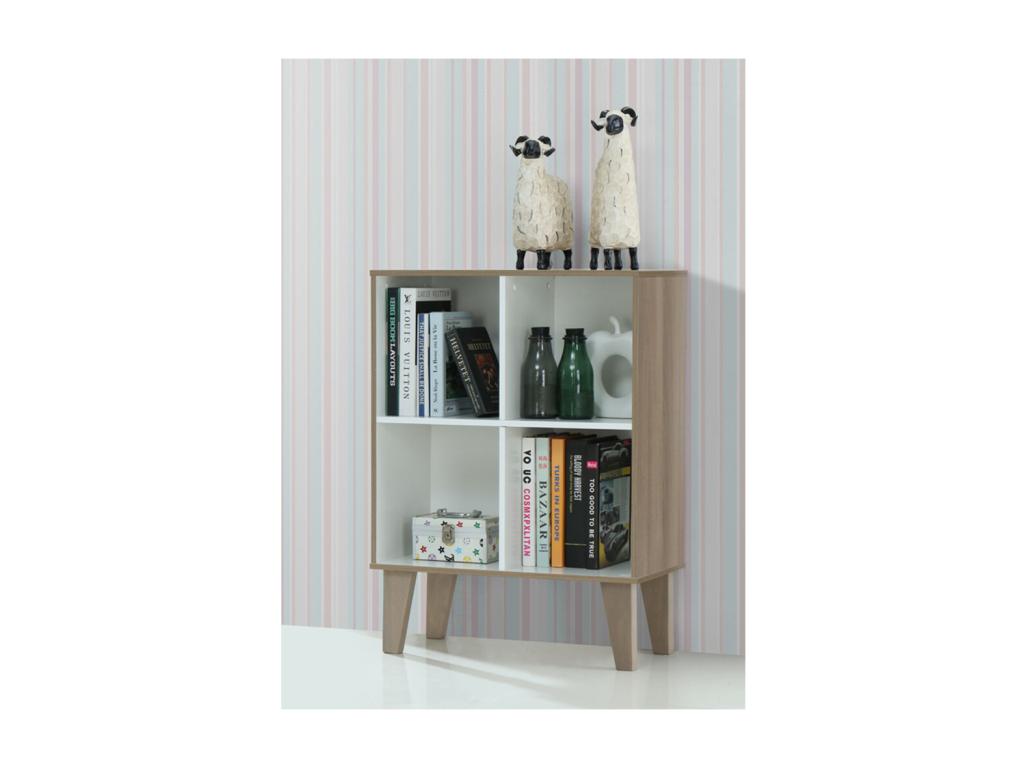 Bibliothèque 4 pièces, blanche