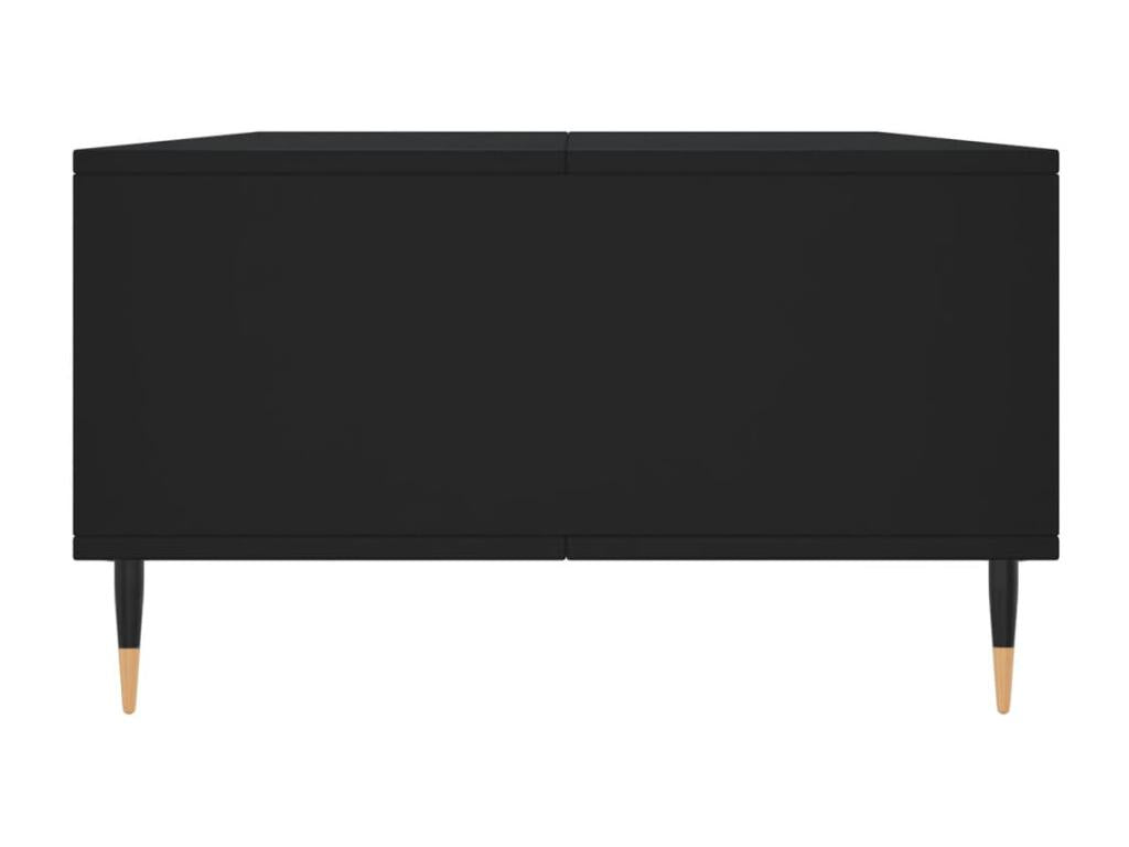 Table basse en bois composite, 104 x 60 x 35 cm, noire