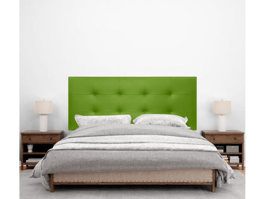 Lit en cuir, 160 x 115 cm, vert