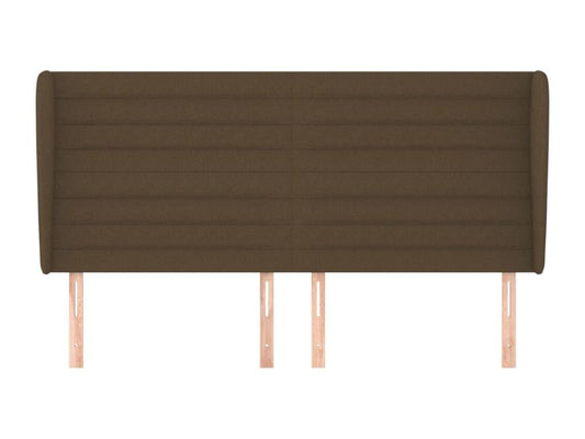 Lit en tissu, 203 x 23 x 118 cm, marron