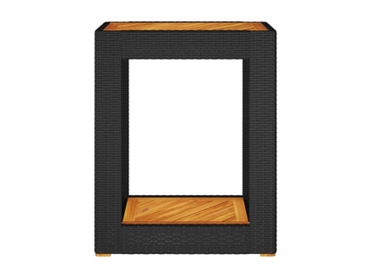 Table d'appoint, 60 x 40 x 75 cm, noire