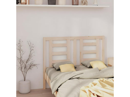 Lit en bois massif, 126 x 4 x 100 cm, marron